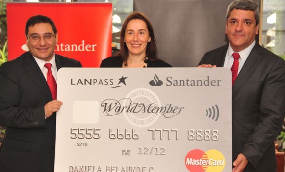 Banco Santander y Mastercard lanzan en Chile primeras tarjetas con tecnología chip EMV y PayPass