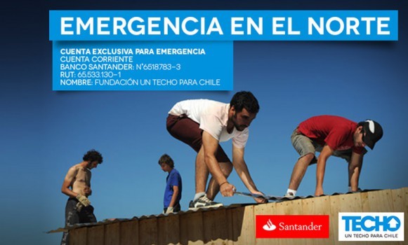 TECHO-Chile organiza ayuda para damnificados de terremoto en el norte