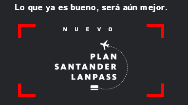Acumula más kilómetros para viajar con nuevo Plan Santander Lanpass