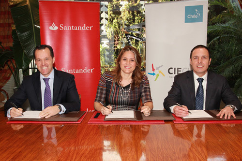 CIEChile y Santander promocionarán inversión extranjera en el país