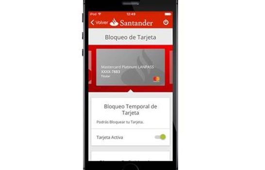 Santander lanza funcionalidad de bloqueo y desbloqueo de tarjetas