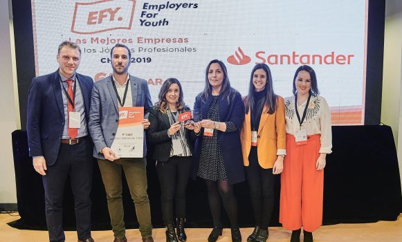 Santander: mejor empleador para jóvenes en la industria financiera