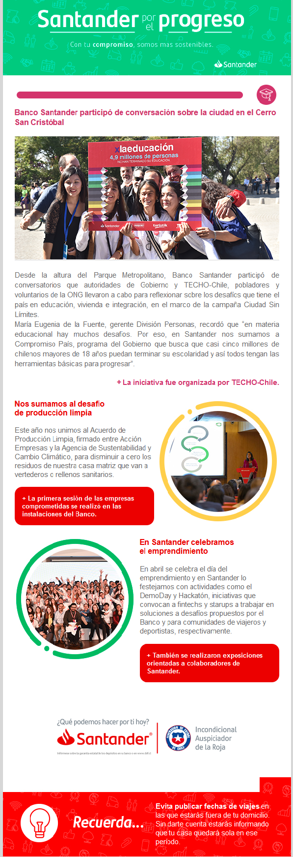 Abril 2019 Santander por el progreso