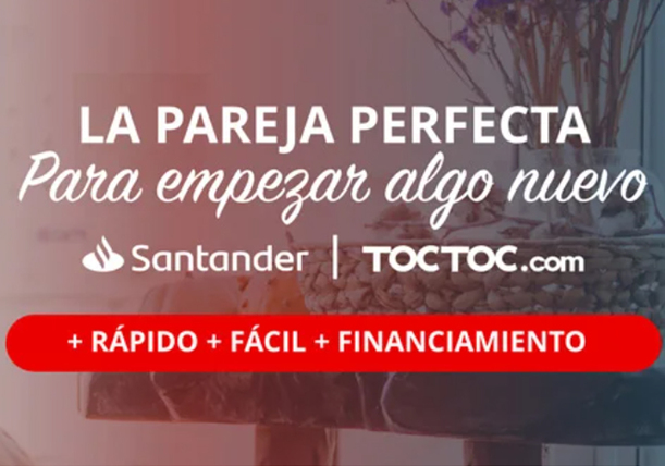 TOCTOC.com y Santander renuevan alianza con soluciones digitales