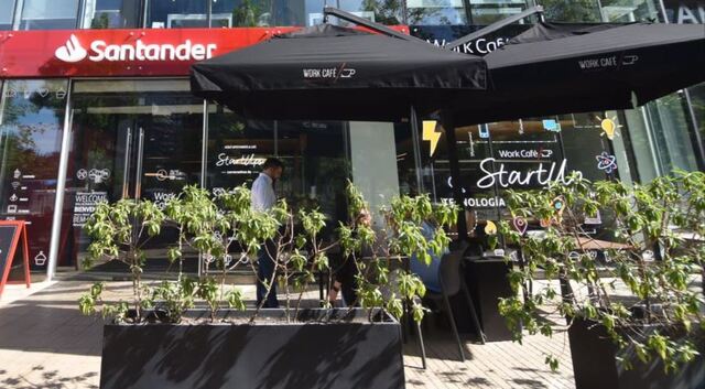 Santander lanza Work/Café StartUp, para apoyar e invertir en empresas emergentes