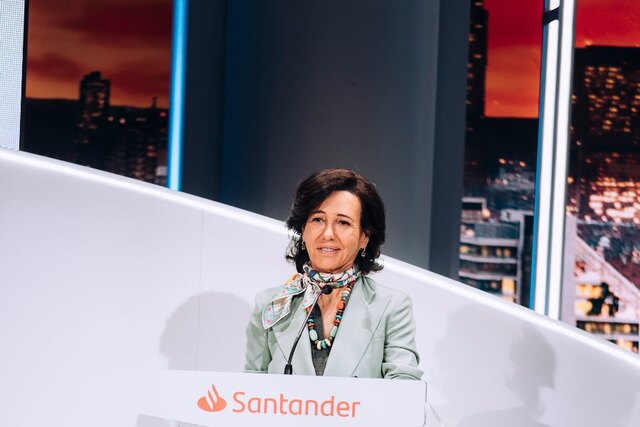 Santander eleva su política de retribución al accionista del 40% al 50% de los beneficios