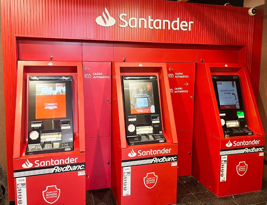 Cajero Automático Banco Santander Cajero Automático Banco Santander