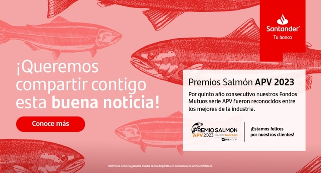 Santander destaca nuevamente en los Premios Salmón APV 2023
