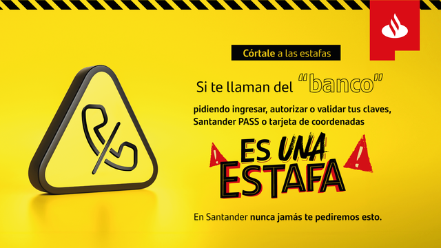 Santander lanza campaña para saber identificar y evitar los  fraudes bancarios