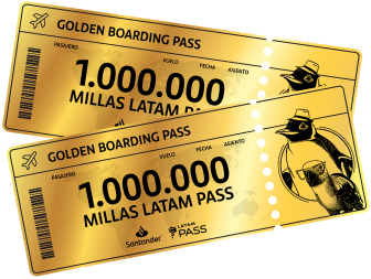 Golden Tickets Santander LATAM Pass