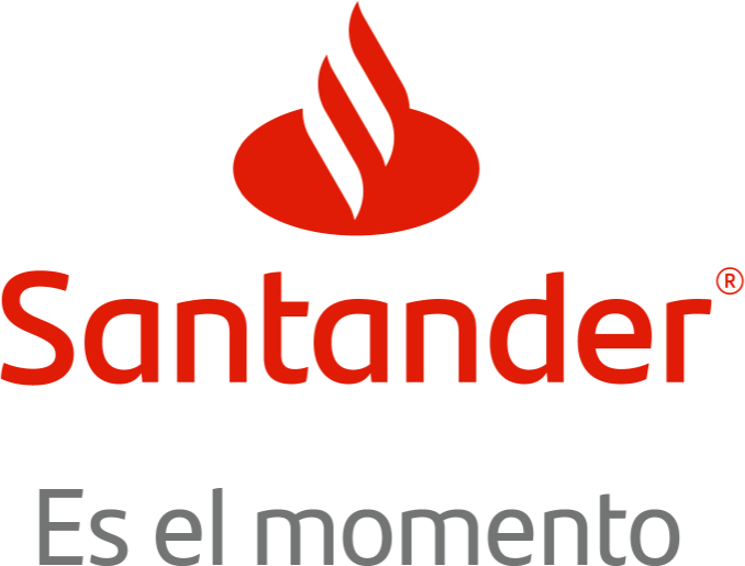 Logo Santander es el momento