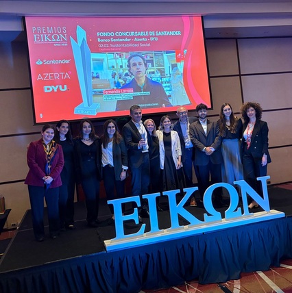 Santander es premiado en ceremonia de los Eikon por sus estrategias de comunicación en inclusión y sostenibilidad