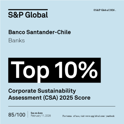 Avanzando con impacto: Santander en el top 10% del S&P Global Sustainability Yearbook